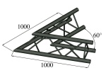 ALUTRUSS TRILOCK S-PAC 20 2-way Corner 60° black