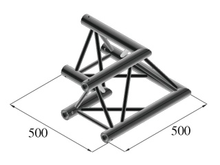 ALUTRUSS TRILOCK S-PAC 21 2-way Corner 90° black