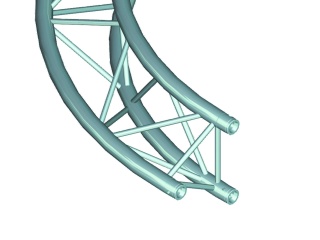 ALUTRUSS DECOLOCK DQ-3 Element f.Kreis d=6m < 45°