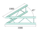 ALUTRUSS BILOCK E-GL22 C19-V 2-Wege-Ecke 45°