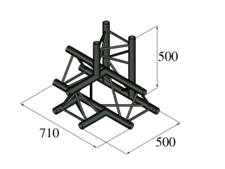 ALUTRUSS TRILOCK S-PAT-42 4-Weg-Stück \/