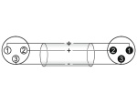 OMNITRONIC XLR Kabel 3pol 3m bl