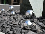 EUROPALMS Deco Ball 30cm, silver