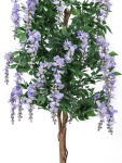 EUROPALMS Goldregenbaum, Kunstpflanze, violett, 150cm