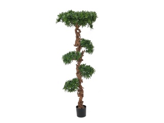 EUROPALMS Bonsai-Palmenbaum, Kunstpflanze, 180cm