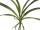 EUROPALMS Orchideenblatt (EVA), künstlich, grün, 45cm