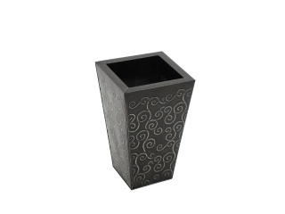 EUROPALMS Flower pot, patterned, 31cm