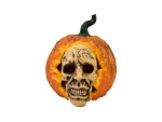 EUROPALMS Halloween Totenkopf-Kürbis, 26cm