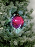 EUROPALMS LED Snowball 8cm, rosa 5x