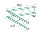 ALUTRUSS BILOCK E-GL22 C20-V 2-way Corner 60°