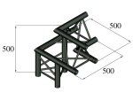 ALUTRUSS TRILOCK S-PAL-32 3-way Corner /\ left