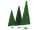 EUROPALMS Fir tree, flat, light green, 120cm