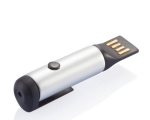 Nino Laser USB 8GB, Farbe: silber/schwarz