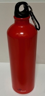 Aluminium Sportflasche mit Karabiner Farbe: orange