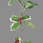 Holly garland  - Material: with berries plastic - Color:...