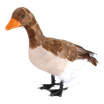 Goose, standing styrofoam with feathers     Size: 33x40cm...