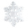 Snowflake  - Material: styrofoam - Color: white - Size: 100x84cm