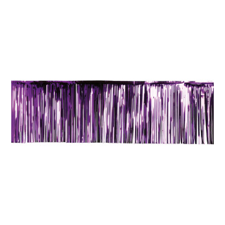 Rideau frange  film métallique Color: violet Size: 50x500cm