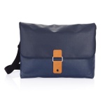 Pure Messenger Tasche Farbe: grau/blau