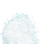 Neige artificielle 100 g/sachet  a saupoudrer Color: blanc Size: Ø 5mm