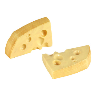 Morceaux de fromage 2pcs./sachet, plastique     Taille: 11x15cm    Color: jaune