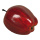 Pomme matière plastique     Taille: Ø 8cm    Color: rouge foncé