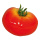 Tomate Kunststoff     Groesse: Ø 9cm    Farbe: rot/orange     #