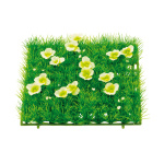 Grass tile »Buttercups« PVC, artificial silk...