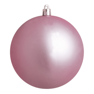 Weihnachtskugel, pink matt      Groesse: Ø 8cm, 6 St./Blister