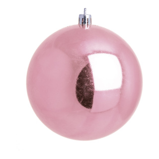 Weihnachtskugel, pink glänzend      Groesse: Ø 10cm