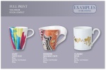 V&B Porzellan Tasse inkl. Fullprint Volldekor exkl....