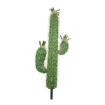 Cactus Saguaro 3x, plastique     Taille: 70cm    Color: vert