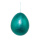 Easter egg  - Material: styrofoam covered with foil - Color: turquoise - Size: Ø 20cm