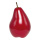 Pear with stem  - Material: styrofoam high gloss - Color: red - Size: 12x22cm