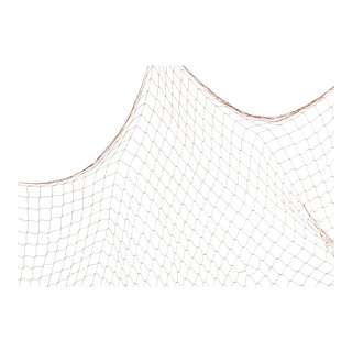 Netz »Adria« Baumwolle     Groesse: Maschen 5cm, 120x500cm    Farbe: braun
