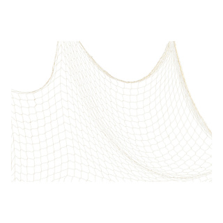 Netz »Adria« Baumwolle     Groesse: Maschen 5cm, 120x500cm    Farbe: natur
